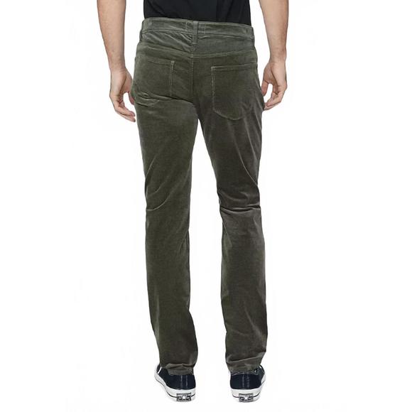 NEW PAIGE lennox corduroy pants in forest shadow